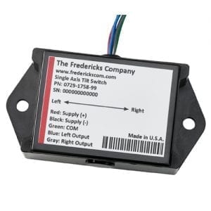 0729-1758-99 Programmable Tilt Switch - The Fredericks Company