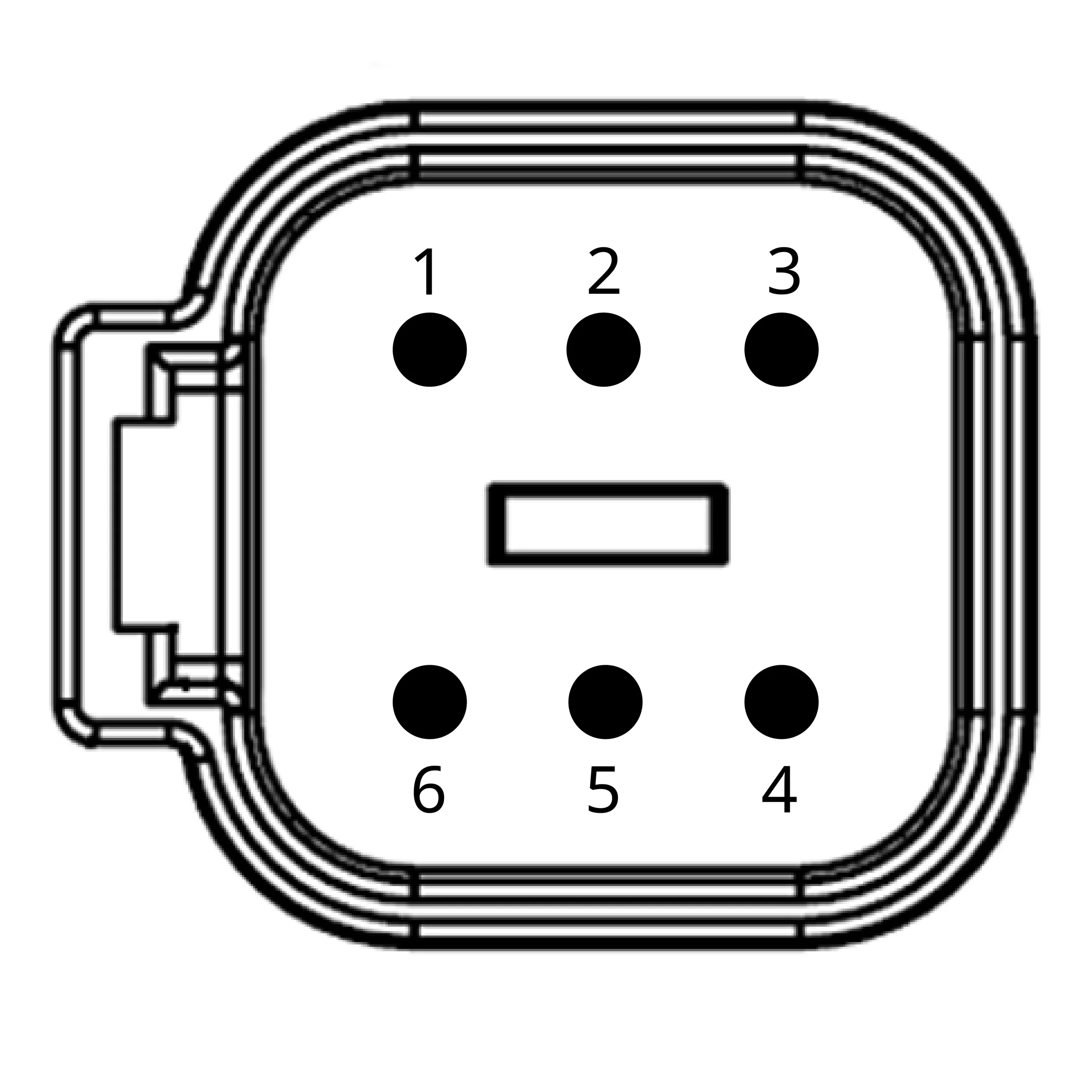 Pinout Diagram for the ApexTwo™ dual-axis inclinometer from The Fredericks Company